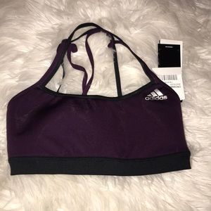 Adidas cross back sports bra